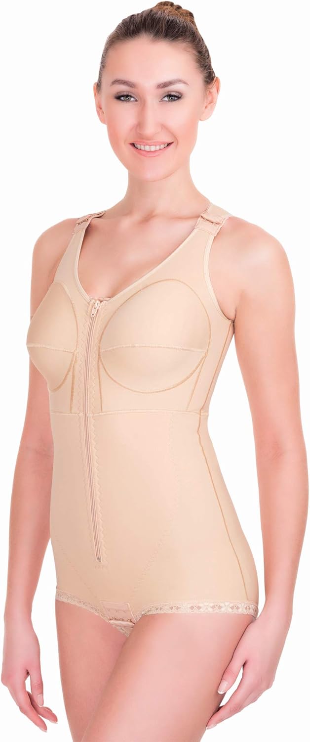V T VARITEKS Liposuction Compression Garments Full Zipper Bodysuit