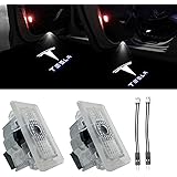 EastFly Never Fade Ultra-Bright Led Puddle Door Lights Logo Projector Light for Tesla Model 3 Model S Model X Model Y(1. Embl