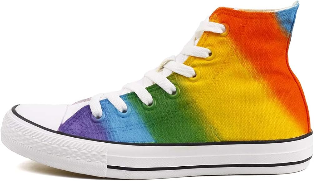 colorful canvas shoes