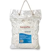 SupremePlus Premium White Knit Cotton T-Shirt Cloth Wiping Rags - Shop Cleaning TShirt Cloths in, Staining & Finishing Rag fo