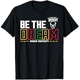 Elite Authentic Howard Bison HBCU Be The Dream Officially Licensed T-Shirt, Small, Black