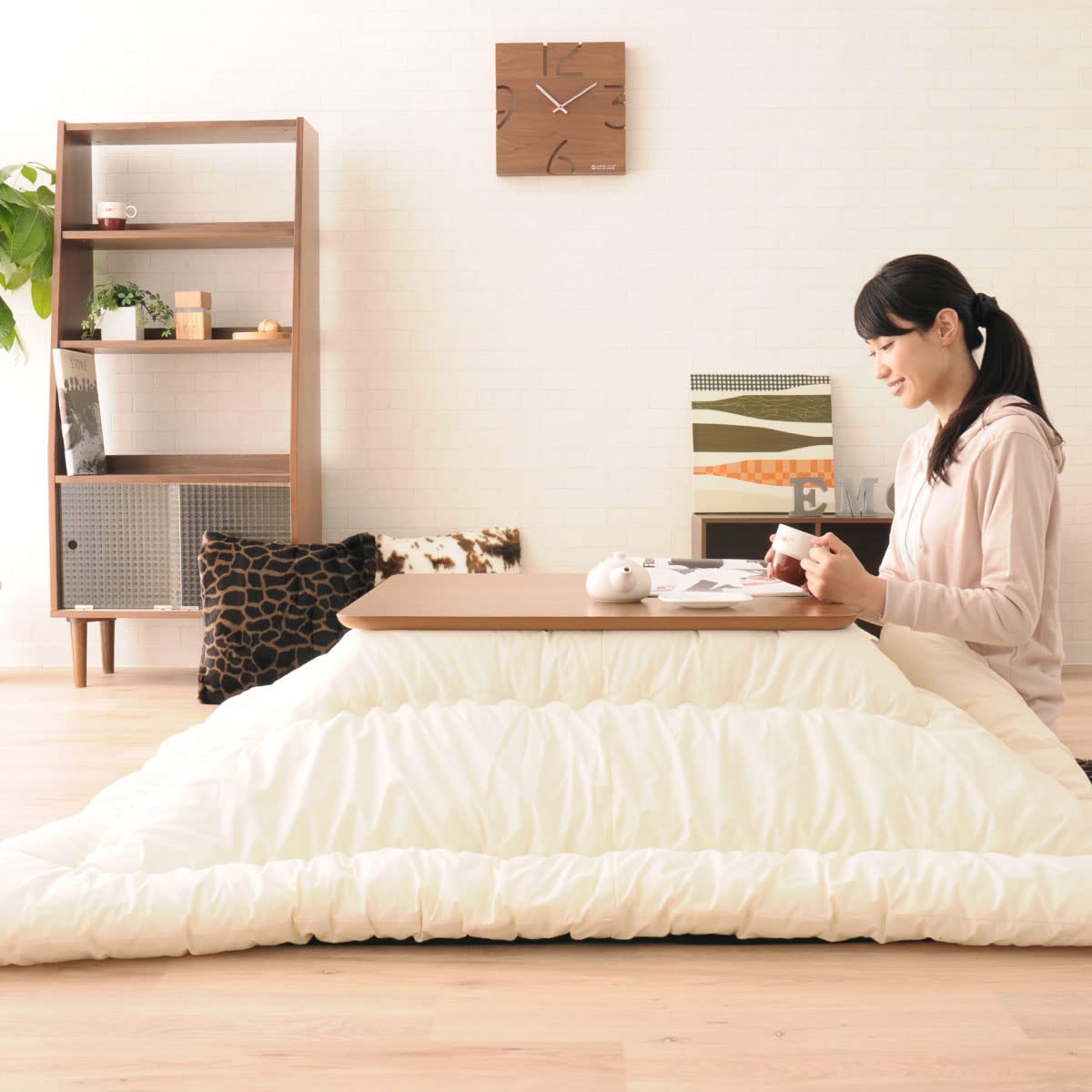 EMOOR Washable Kotatsu Futon Comforter