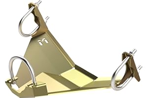 Metalcloak Rear Dana 44 Differential Skid Plate (DSP), Compatible with JK Wrangler (2007-2018), Pure Protection, Gold Zinc Coat, Easy Install