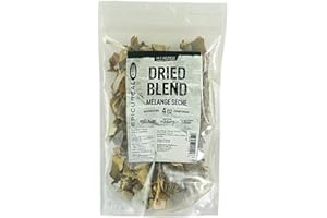 Epicureal Premium Dried Mushroom Blend - 4oz (113g) | Wild Harvested Shiitake, Porcini, Chanterelles & Morels