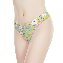 Coloranimal Happy Easter Bunny Thong Underwear Cute