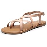 DREAM PAIRS Women's Strappy Flat Sandals