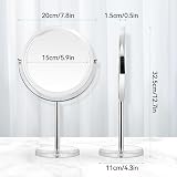 MIYADIVA 20X Magnifying Makeup Mirror, Double Sided with Stand view 5