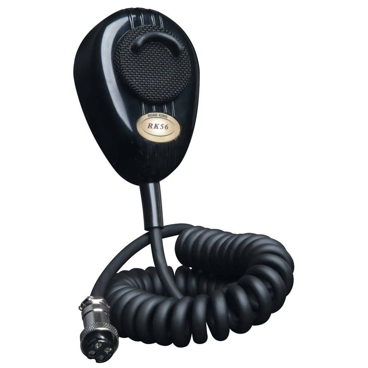 Amazon.com: RoadKing RK56B Black 4-Pin Dynamic Noise Canceling CB  Microphone: Automotive