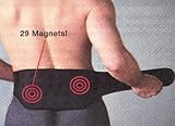 MAGNETIC BACK SUPPORT BELT WITH 29 MAGNETS