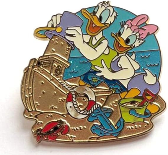 Amazon ドナルドダック デイジー ピンバッジ バッジ ホビー