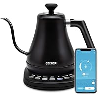 COSORI Electric Gooseneck Kettle Smart Bluetooth with Variable Temperature Control, Pour Over Coffee Kettle & Tea Kettle, 100
