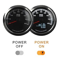 MOTOR METER RACING W Pro Series 85mm 3-3/8" 4 in 1