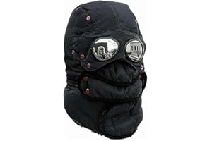 Winter 4 in 1 Thermal Hat with Glasses Windproof Ski Mask Cap Fashion Warm Hat for Cycling and Outdoor Activities