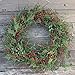 The Wreath Depot Marion Winter Berry Wreath 24 Inch, Enhances Winter Decor, White Gift Box Included