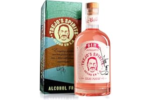 TREJO'S TACOS Trejo's Spirits Gin Alternative Signed by Danny Trejo - Zero-Proof Pink Gin with All Natural Ingredients, Gluten-Free and Alcohol-Free - Only 20 Calories Per Serving, Ideal for Gifting (1-Pack) 750ml