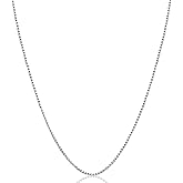 Savlano 925 Sterling Silver Solid 1.1MM Box Chain Necklace For Women & Men - Made in Italy Comes With a Gift Box
