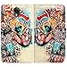 Bfun Packing Colorful Floral Elephant Wallet Leather Cover Case for Samsung Galaxy Note 3