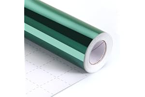 DONYANG Dark Green Christmas Wrapping Paper, 17inch x 33ft Solid Color Metallic Lustre Paper, Green Craft Gift Wrapping Paper Roll with Grid Cutting Lines for Birthday, Wedding, Valentine's Day, Baby Shower