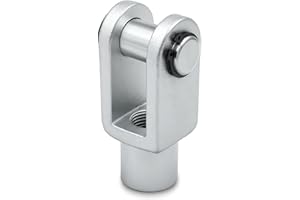 Baomain Y-Type Foot Mount Flange CY-100 for SC100 Series 100mm Bore Pneumatic Air Cylinders, M20x1.5 Thread Port