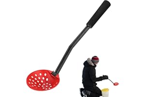 Ice Fishing Scoop - Foldable Winter Angling Supplies | Ice Hole Cleaning Spoon,for Anglers Fishermen Outdoor Enthusiasts Guid