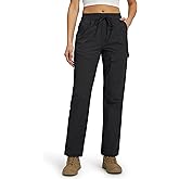 Libin Women's Hiking Pants Lightweight Quick Dry Water Resistant Cargo Pants Outdoor Casual Travel with 5 Pockets