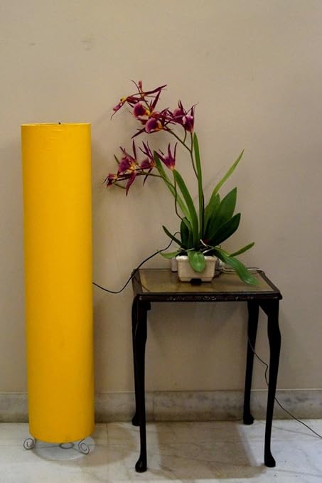 Tu Casa L-1029 Round 220-Watt Floor Lamp (Yellow)