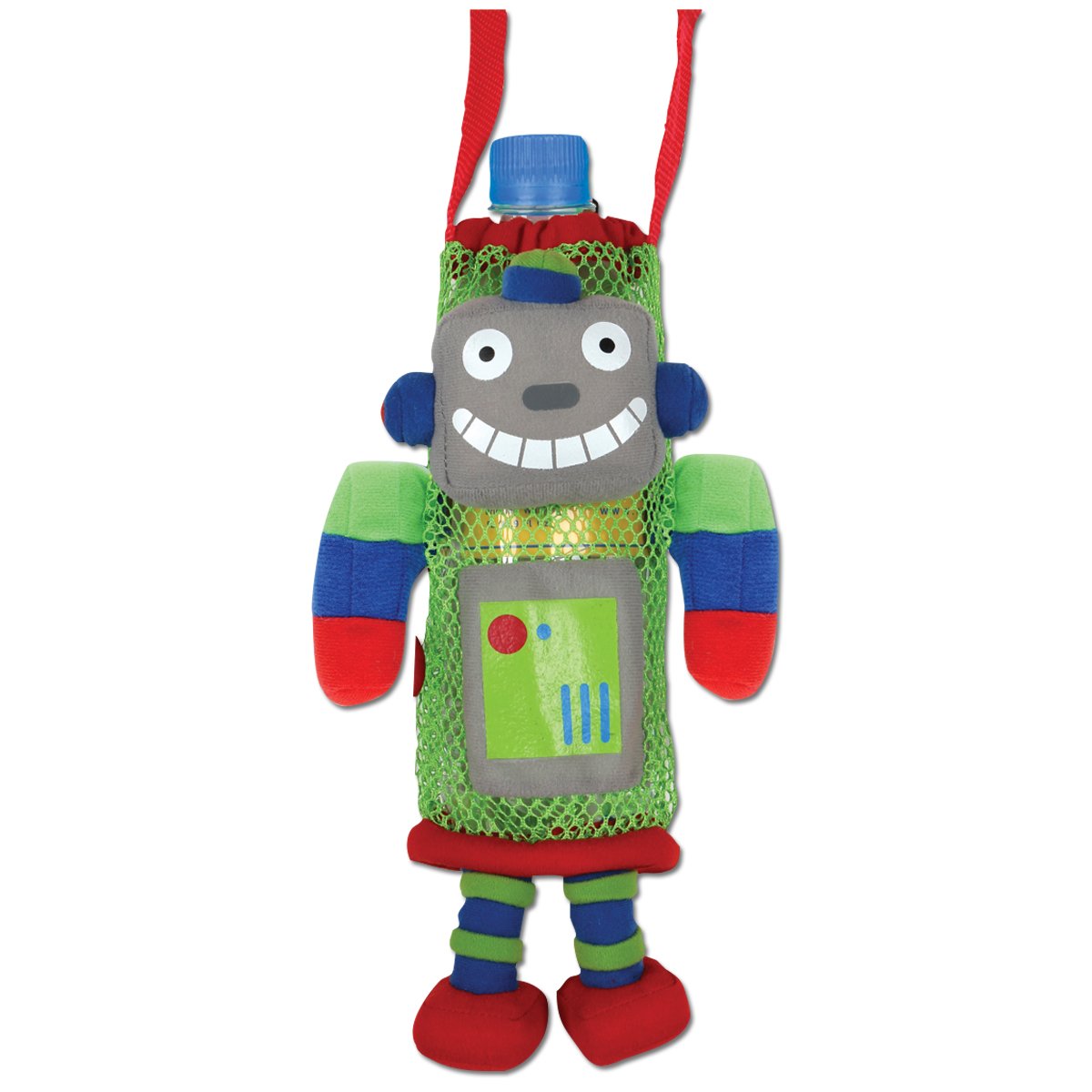Stephen Joseph SJ670182 Children's Robot Bottle Holder, Polyester, Blue