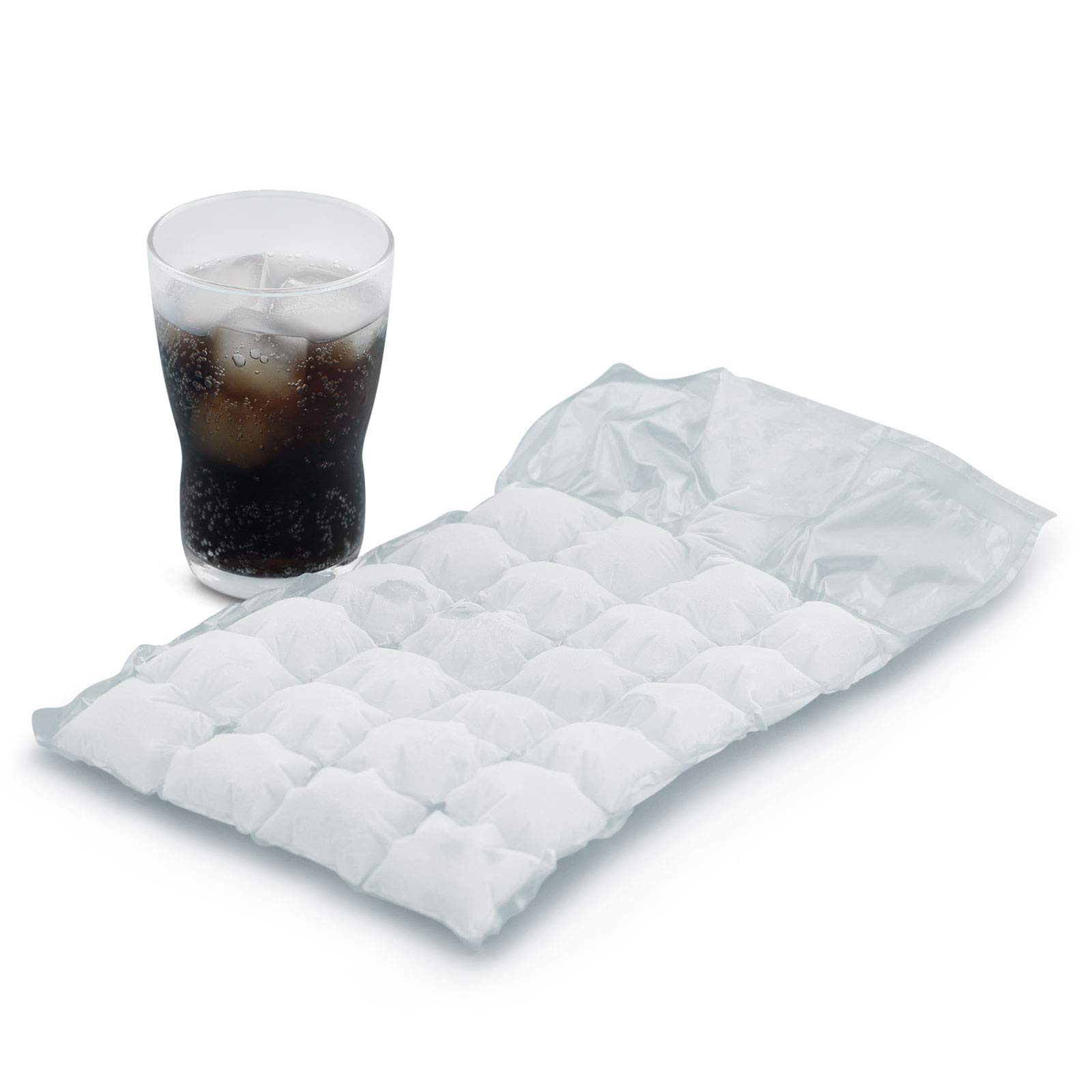 EKNA 12x Ice Cube Bags - Ice Preparation for Cold Drinks for 288x Ice Cubes