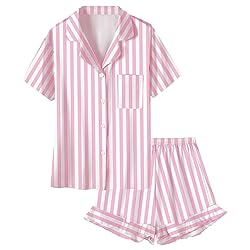Umeyda Women Satin Silky Collar V Neck Ruffle Short