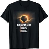 Solar Eclipse 2026 2024 2017 Total Solar-Eclipse 26 T-Shirt