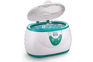 Ultrasonic Cleaner, UKOKE 3800S Professional Ultrasonic Jewelry Cleaner with Timer, Portable Household Ultrasonic Cleaning Machine, Electronics Eyeglasses Watch Ring Diamond Retainer Denture Clean