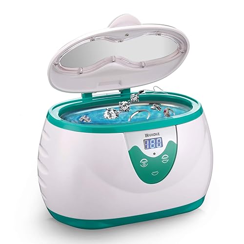 Ultrasonic Cleaner, UKOKE 3800S Professional Ultrasonic Jewelry Cleaner  with Timer, Portable Household Ultrasonic Cleaning Machine, Electronics