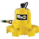 WAYNE WaterBUG Submersible Water Pump for Water Removal | 1/6 HP, 1350 GPH, Utility Pump, High Flow, For Yard Garden Pond Basement Window Wells