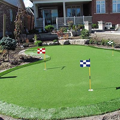 Kingtop Golf Flagsticks Mini Putting Green Flags For Yard All 3