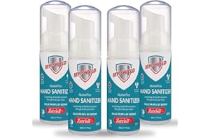 My-Shield Hand Sanitizer Foam 1.7 oz (4 pack). Long-lasting protection. Softens hands with Aloe Vera. Formulated with Zetrisil. Alcohol FREE. FDA Registered