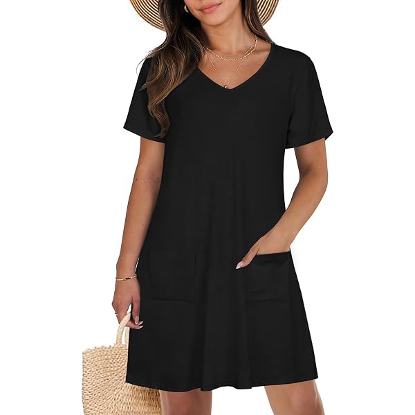 Ratiio Colorful Flowers Pattern Women's Sleeveless Dress - Casual Summer Dress with Pockets Ratiio Colorful Flowers Pattern Women's Sleeveless Dress - Casual Summer Dress with Pockets