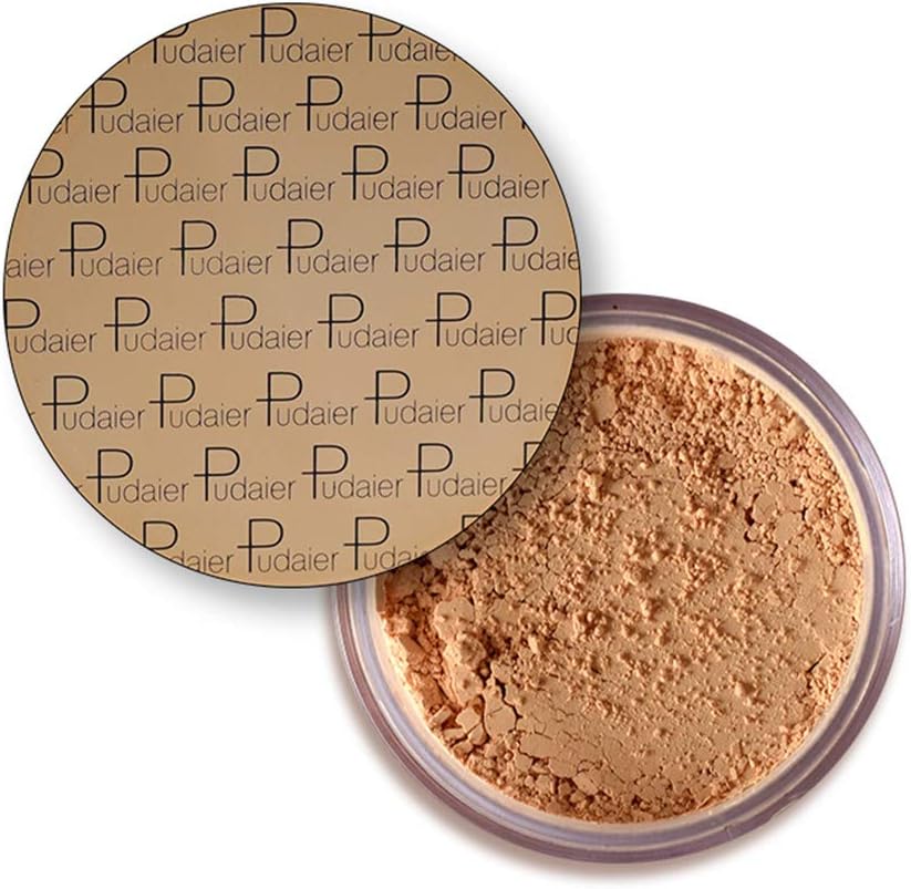 Pudaier Compact Powder, Crystal Bronzing Face Powder,Make Up Loose Powder 15g 05#