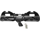 YakAttack PadLoc Paddle Holder, 2-Screw Universal Kayak Mount | Two Points of Contact | Quiet Secure Grip | Fits Standard Paddle &amp; Oar Shafts | Compact Deck Storage
