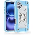 MARKILL Compatible with iPhone 16 Plus Case 6.7 Inch with 360 Degree Rotate Ring Stand, Military Grade Drop Protection Full Body Rugged Protective iPhone 16 Plus Case Kids