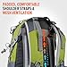 OutdoorMaster Hiking Backpack 45L - w/Waterproof Cover - Green
