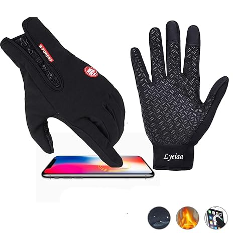 Fitness Handschuhe Touchscreen Fahrradhandschuhe Herren Damen Outdoor Sporthandschuhe Winterhandschuhe Thermo Warmhalten Glov