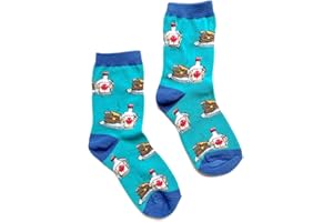 Pancake & Maple Syrup Kids Crew Socks Age 3-6