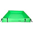 2nd Containment Folding Duck Pond - Portable Spill Containment GO Berm - 18 oz PVC, 3’x3’x6” - Lime Green