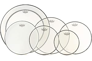 Remo Ambassador Complete Studio Drumhead Propack - 10 12 14 16 22 Inches Kick 14 Inches Snare