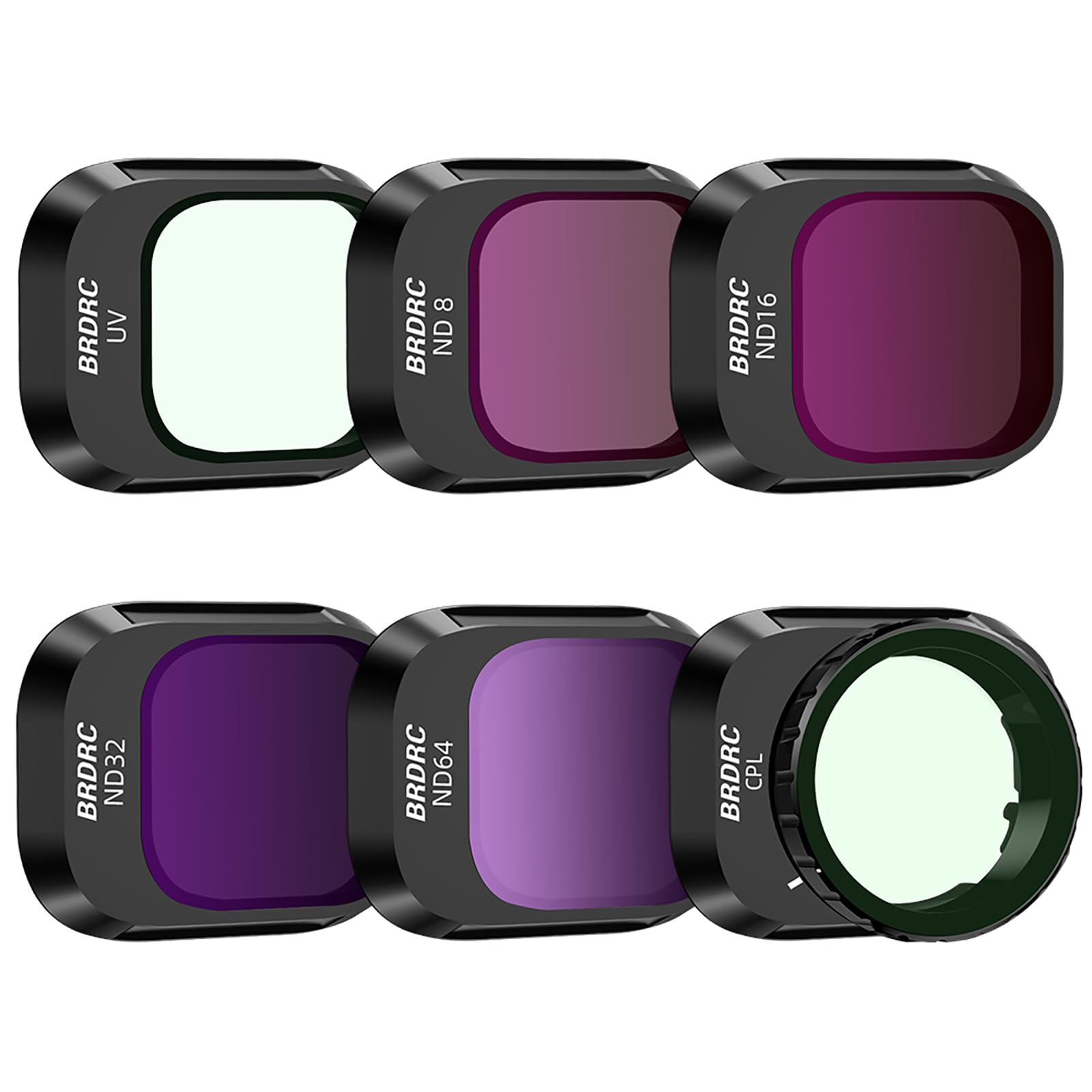 HMHAMA ND UV CPL ND/CPL Lens Filters Set for DJI Mini 4 Pro, Aluminium Alloy Frame + Optical Glass - Drone Camera Lens Accessories