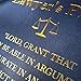 Thomas Jefferson Quote Gold Foil Print - Law School Gift - Lawyer Gift - Law Office Wall Art - Gift for Law Students Lawyer Art - 8 x 10 Unframed