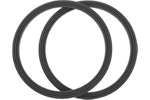 DOITOOL 2 Pcs Replacement Silicone Seal Rings for Ice Cream Maker Compatible with Ninja Creami Leak-Proof Ice Cream Machine S