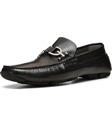 NEW Donald Pliner Victor GW Size 13 M Leather Black Driving Shoes‎ Moccasins Amazon.com | Donald Pliner Victor Men main image 2