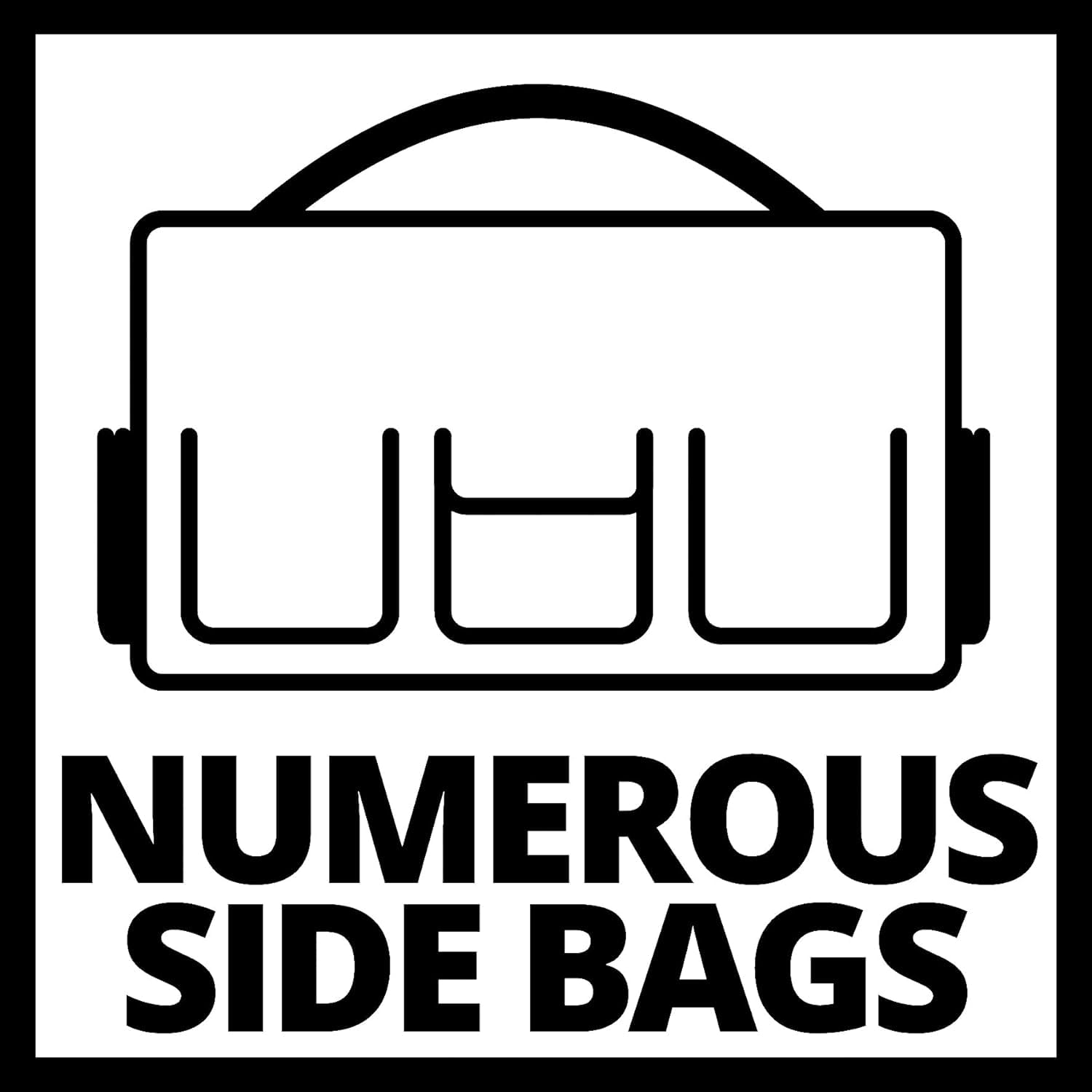 Einhell Tasche Bag 56/29 (für Werkzeuge & Zubehör, langlebig mit verstärktem Boden, Tragegurt, Tragegriff, verschiedene Taschen und Fächer) 4