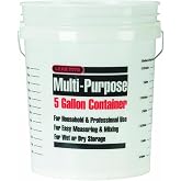Leaktite Corp. 5GLCLR 5 Gallon Clear Plastic Pail